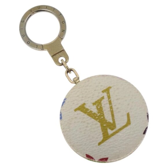 LOUIS VUITTON Monogram Multicolor Astropill Charm White M51911 LV Auth 130531 - Picture 1 of 8